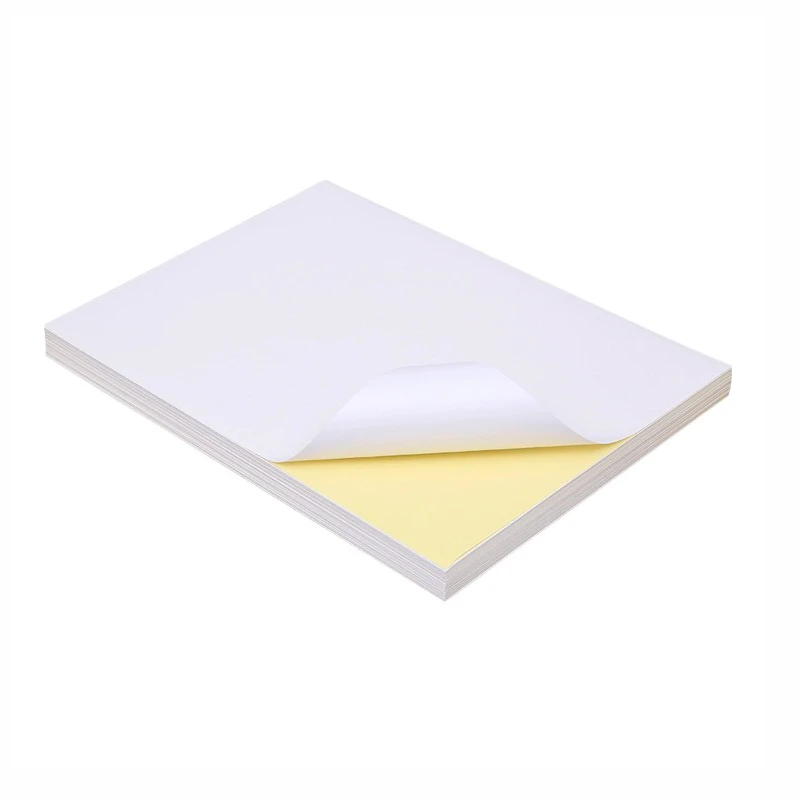 کاغذ A4 پشت چسبدار براق ( سوپر گلاسه )